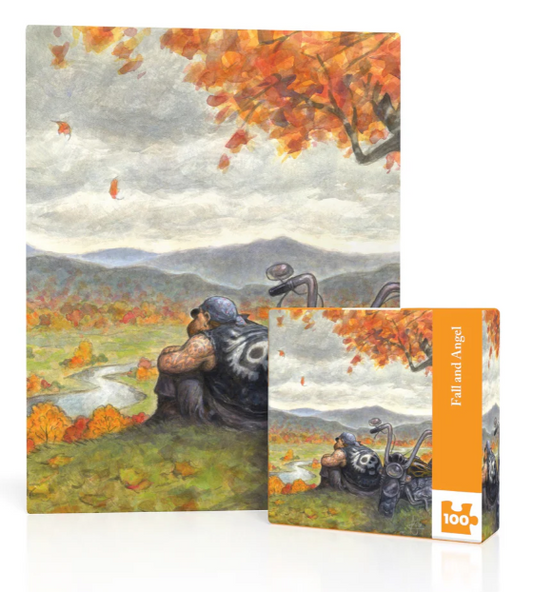 New York Puzzle Company - Fall and Angel Mini - NPZDS2504