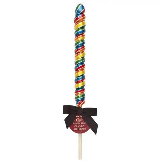 Hammond Candies - Rainbow Blast Spiral Lollipop 2oz - LU08115