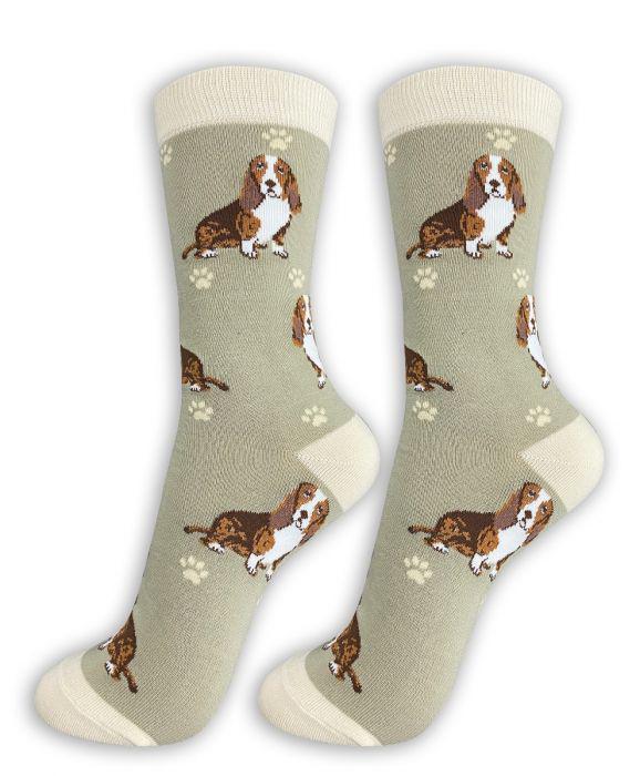 E&S Pets - Basset Hound Full Body Socks 800 FB-2