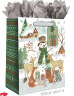 Jillson & Roberts - Small Totes - Holiday Woodland - XST792