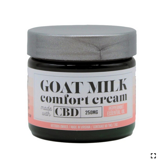 Bates Family Farm - 2oz CBD Goat Milk Comfort Cream - Peppermint 250MG