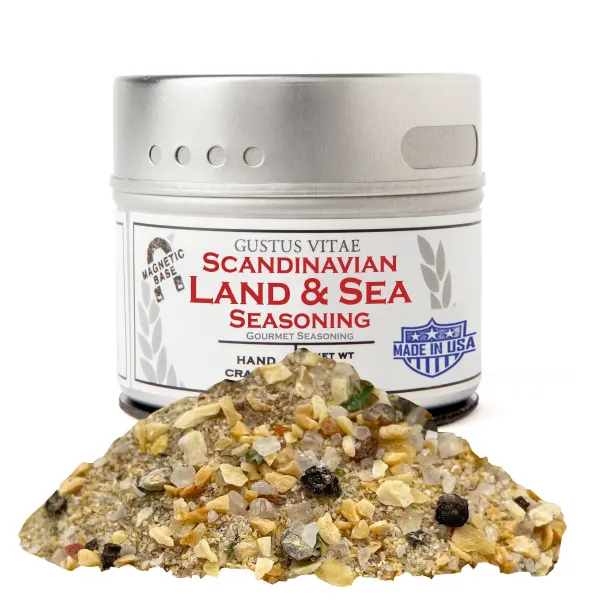 Gustus Vitae Scandinavian Land & Sea Seasoning - Tin