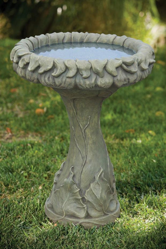 Massarelli's - 26" Fancy Sunflower Bird Bath 9760 - Discontinued