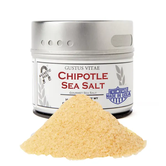 Gustus Vitae Chipotle Sea Salt - Tin DISCO