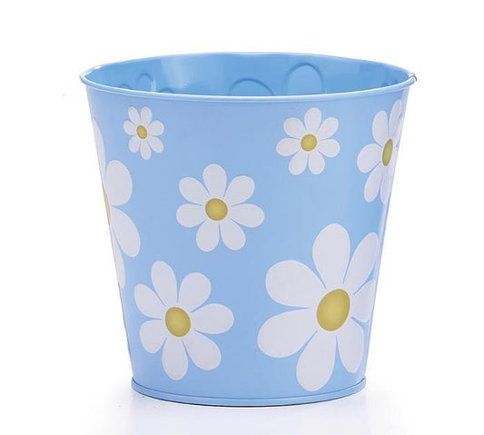 4" Embossed Daisy Pot Cover - 9748945