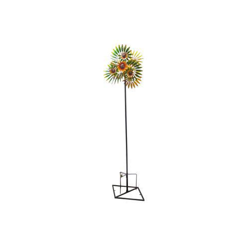 RCS Spinner Stake Flowers Yellow Green Leaves 34703