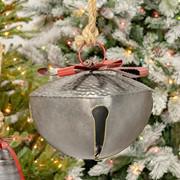 Galvanized Jingle Bells w/Ribbon/Rope ZR175353-A