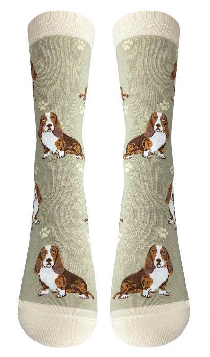 E&S Pets - Basset Hound Full Body Socks 800 FB-2