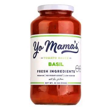 Yo Mama's Foods - Yo Mamas Tomato Basil Sauce 33 oz - E1068