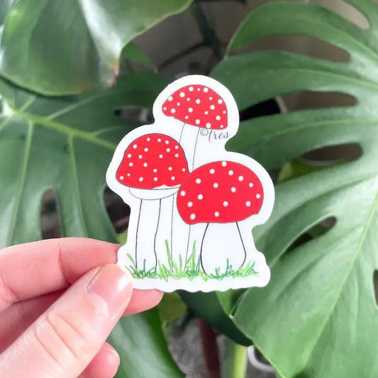 Raven's Edge Studio - Mushroom Sticker