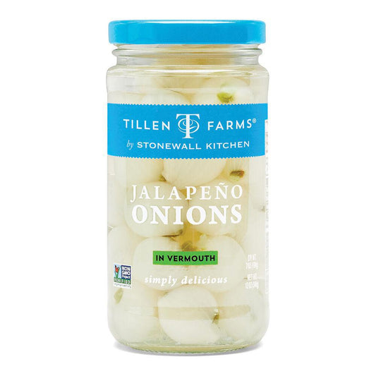 Stonewall Kitchen Jalapeño Onions in Vermouth 12 oz jar 300303 DISCO