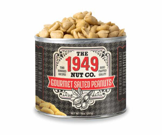 1949 Nut Company Gourmet Salted Peanuts 10 oz DISCO