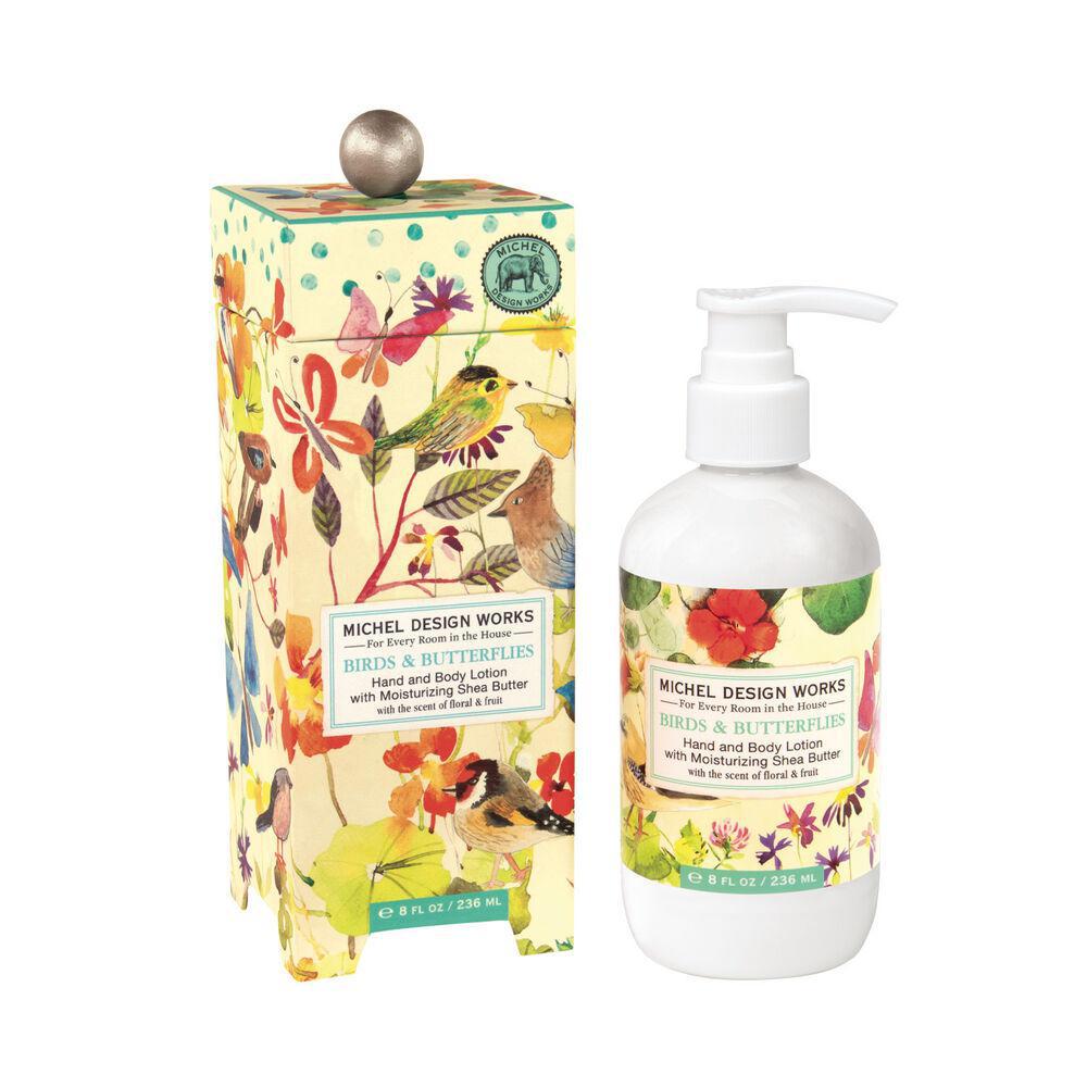 Michel Design Works - Birds & Butterflies Lotion 8oz LOT371 804371 DISVEN