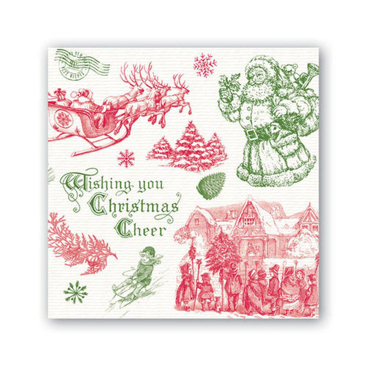 Michel Design Works - It's Christmastime Luncheon Napkin 817396