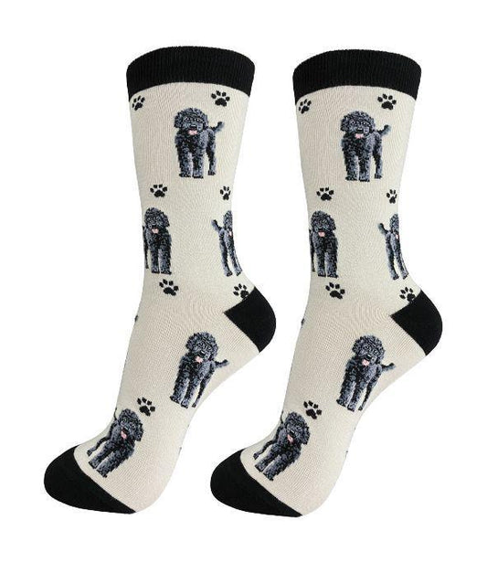 E&S Pets - Labradoodle, Black Full Body Socks 800 FB -121a