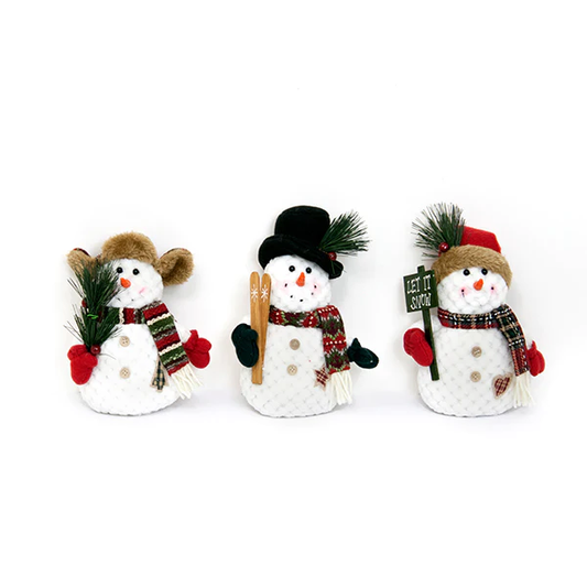 Land & Sea - Snowman Shelf/Table Sitters 8" HP229