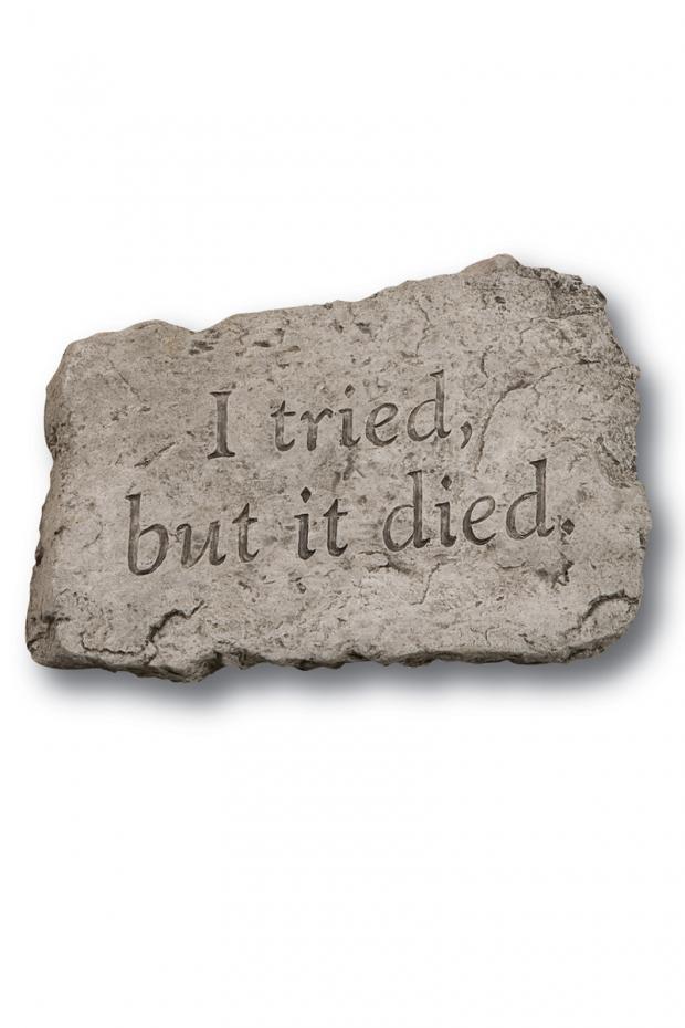 Massarelli's - 10" Stone I Tried But It Died 1917