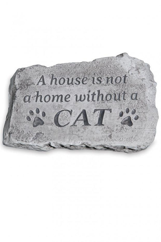 Massarelli's - 10" Stone A House Is Not A Home Without A Cat 1838