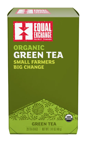 Equal Exchange Organic Green Tea 20 Tea Bags 224306