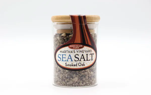 Down Island Farm Martha's Vineyard Sea Salt Hostess - Local Smoked Oak 3.5 oz