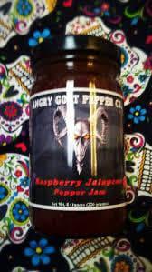 Angry Goat Pepper Co Pepper Jam Raspberry Jalapeno 8 oz