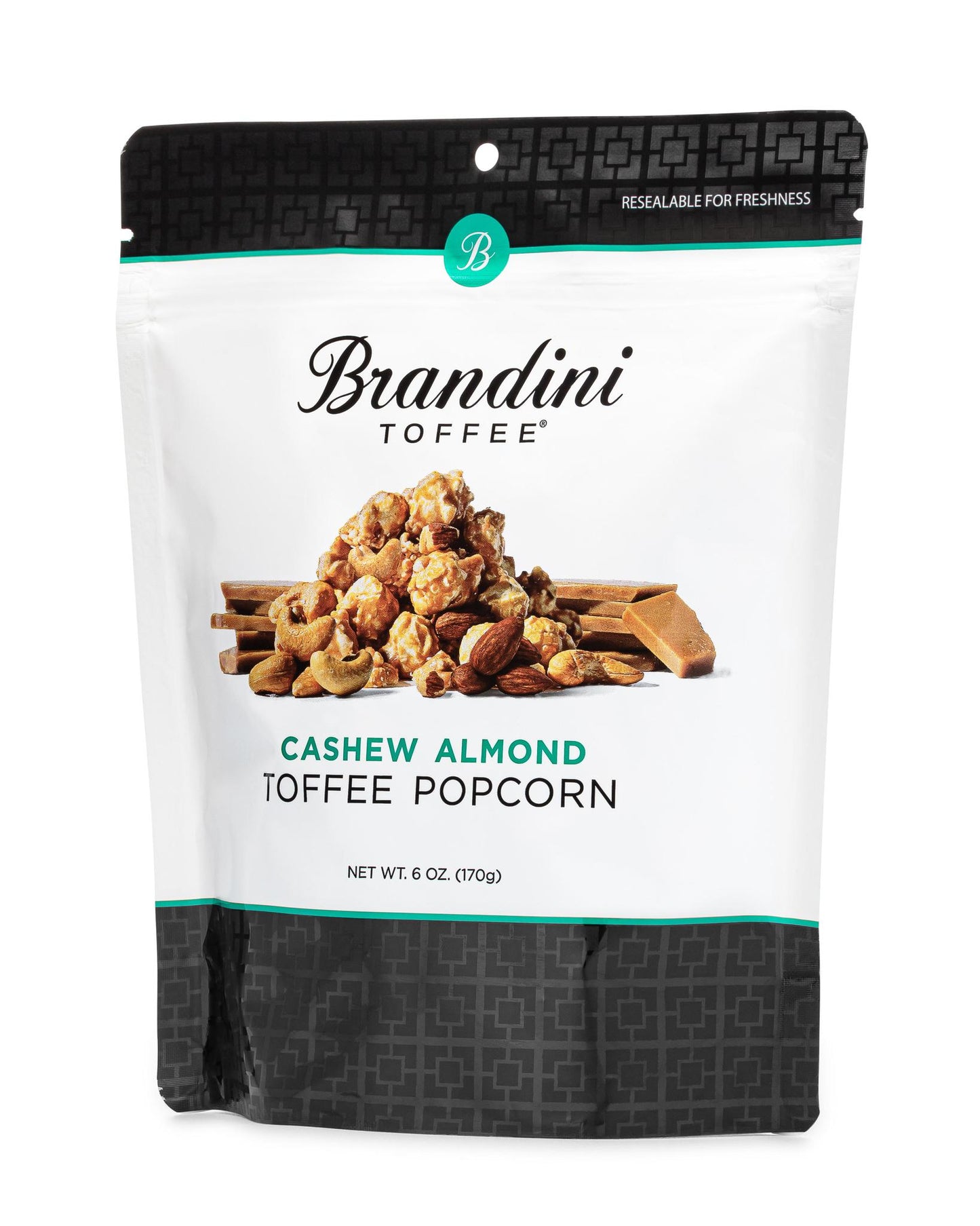 Brandini Toffee - Cashew Almond Toffee Popcorn 6oz