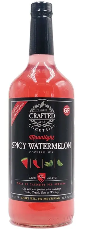 Crafted Brand Company Cocktail Mixes - Spicy Watermelon  33.5 oz DISCO