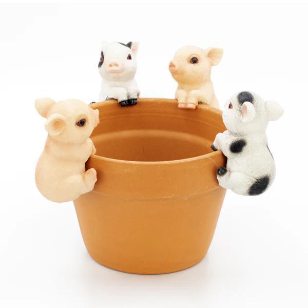 Land & Sea - Medium Pig Pot Hanger 3" PH107