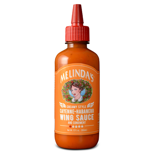 Melinda's Foods - Creamy Style Cayenne-Habanero Wing Sauce and Condiment 12 oz DISCO