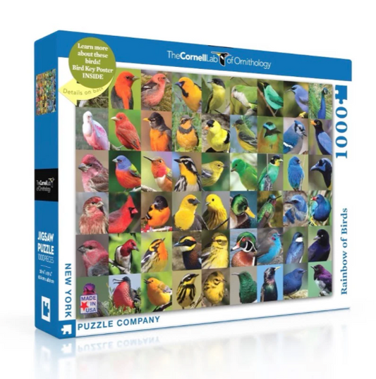 New York Puzzle Company - Rainbow of Birds NPZCB1835