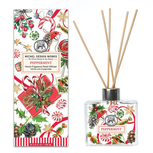 Stonewall Kitchen - Michel Design Works - Peppermint Home Fragrance Reed Diffuser 3.38 oz Bottle 823347