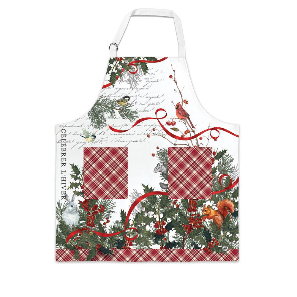 Stonewall Kitchen - Michel Design Works - Winter Woodland Chef Apron - 811425