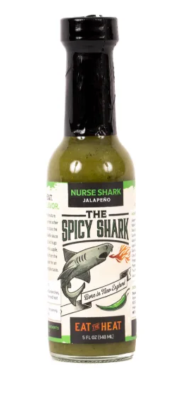 The Spicy Shark Hot Sauce - Nurse Shark (Jalapeno)  5 oz