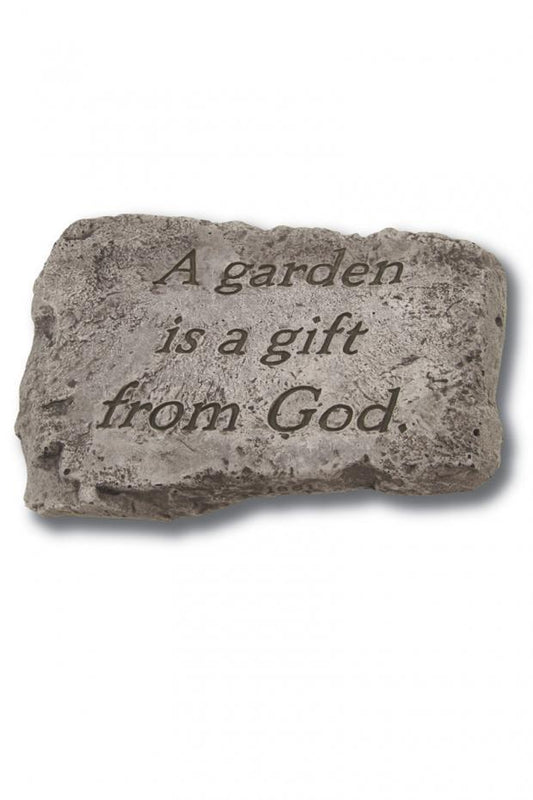 Massarelli's - 10" Stone A Garden is a Gift 1881