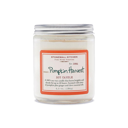 Stonewall Kitchen Pumpkin Harvest Soy Candle  6.5 oz jar 5625203