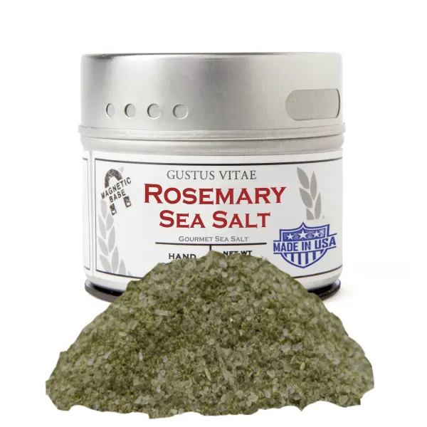 Gustus Vitae Rosemary Sea Salt - Tin DISCO