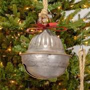 Galvanized Jingle Bells w/Ribbon/Rope ZR175353-E