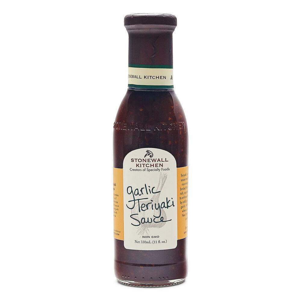 Stonewall Kitchen Garlic Teriyaki Sauce  11 fl oz bottle 131113 DISCO