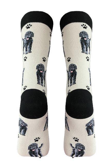 E&S Pets - Labradoodle, Black Full Body Socks 800 FB -121a