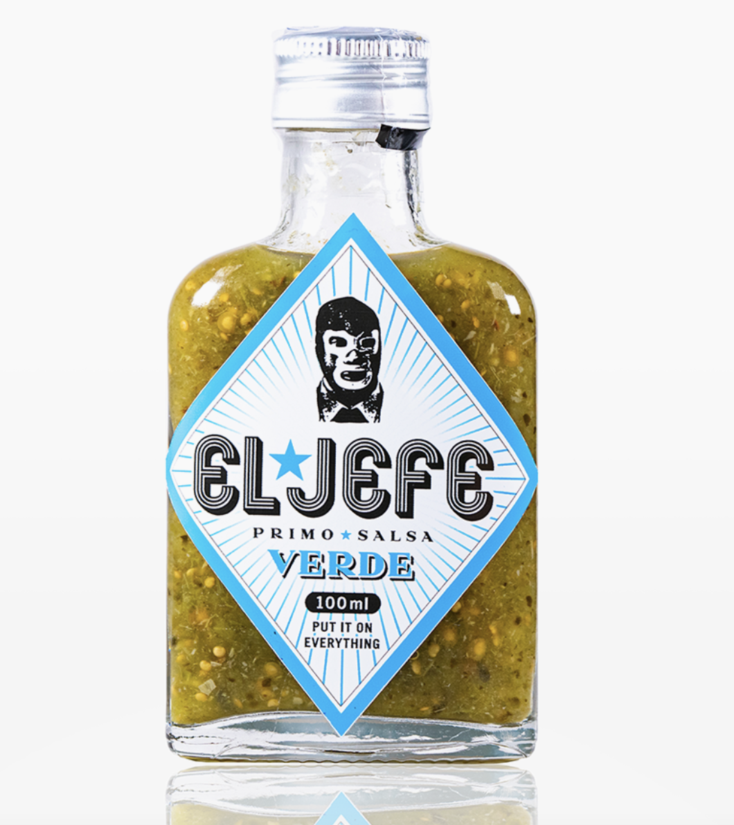 El Jefe's Hot Sauce - Hot Sauce Verde (Mild Hot) - 100ml DISCO