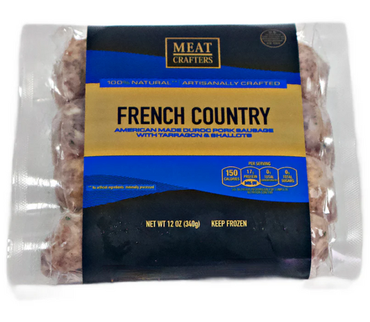MeatCrafters Inc. - Traditional French Country Sausage Links - Provence-Inspired 12 oz - 900R-14
