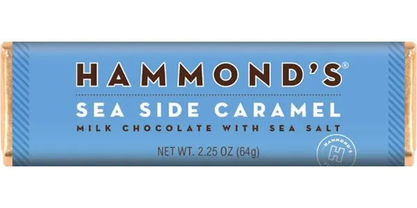 Hammond's Candies Chocolate Bars - Sea Side Caramel Milk Chocolate  OC15012