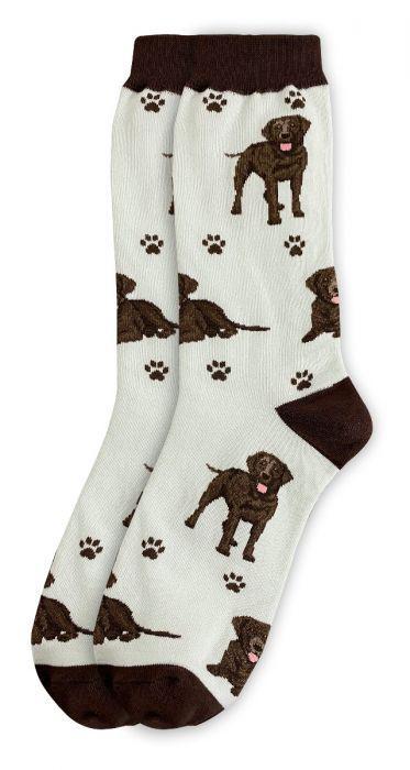 E&S Pets - Labrador Chocolate Full Body Socks 800 FB-22