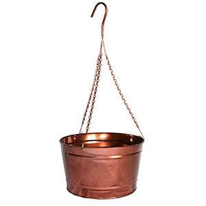 VCS 12" Copper Hanging Planter 80730517