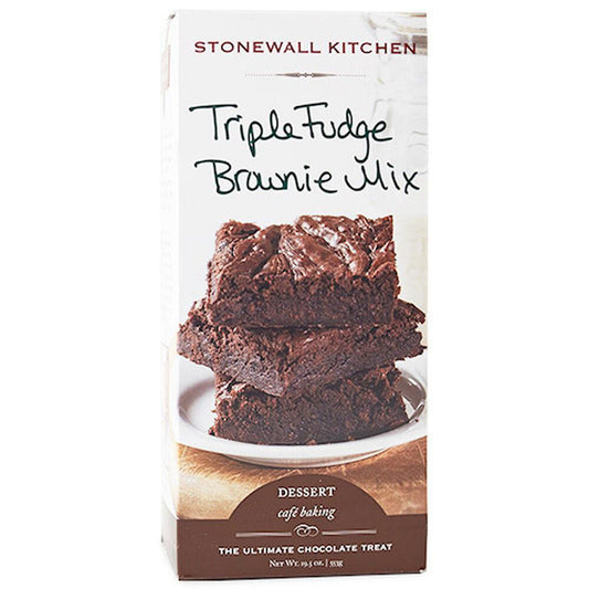 Stonewall Kitchen Triple Fudge Brownie Mix 19.5 oz box 552348