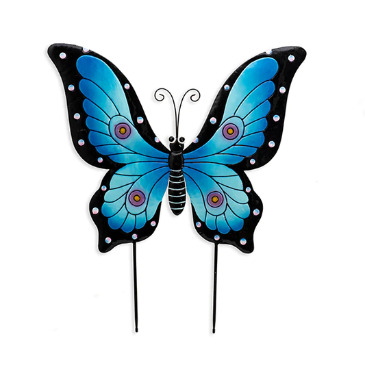 Land & Sea - Metal Giant Butterfly  34" tall HP245