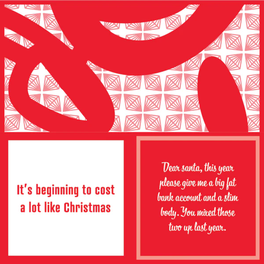 Drinks On Me: Napkins:  Xmas Big Fat Bank of 20, 7087