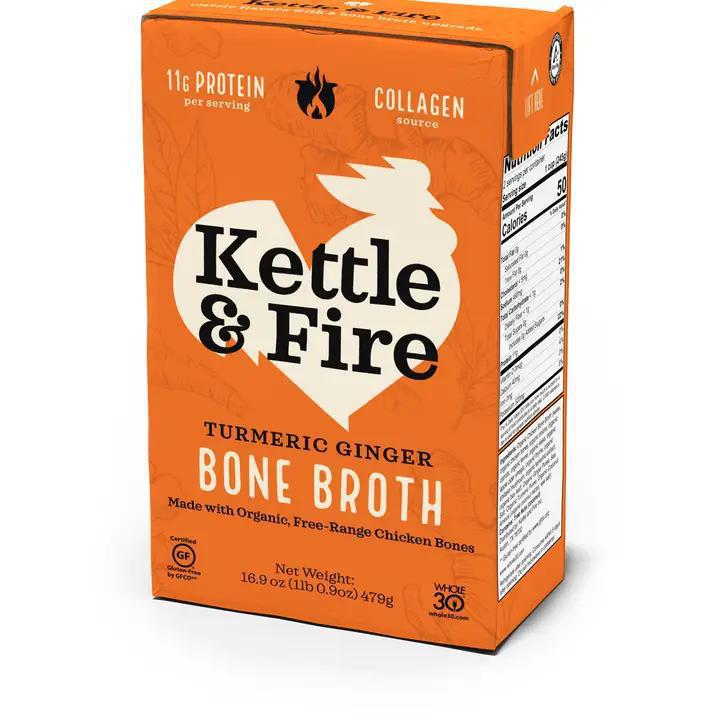 Kettle & Fire - Turmeric Ginger Bone Broth 16.9 oz