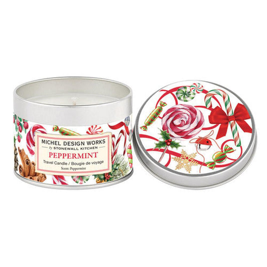 Michel Design Works - Peppermint Travel Candle 849347