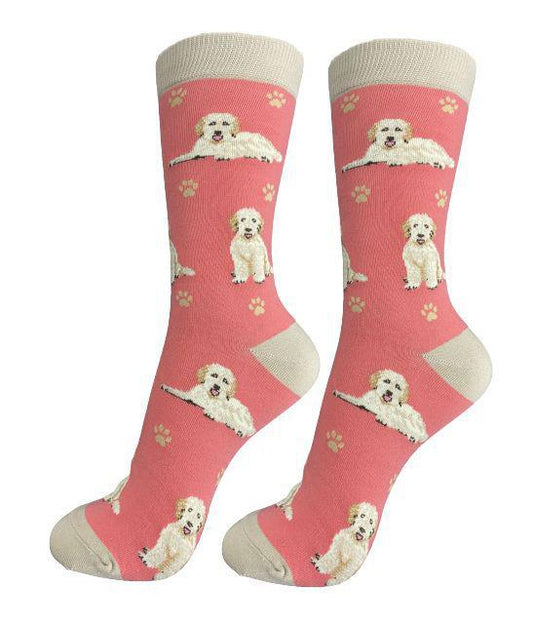 E&S Pets - Goldendoodle, peach Full Body Socks 800 FB -134